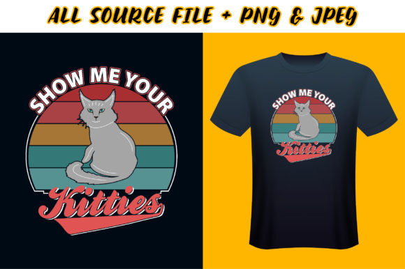 Cat T-shirt Design - Show Me Your