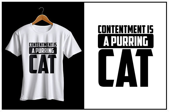Contentment is a Puring Cat
