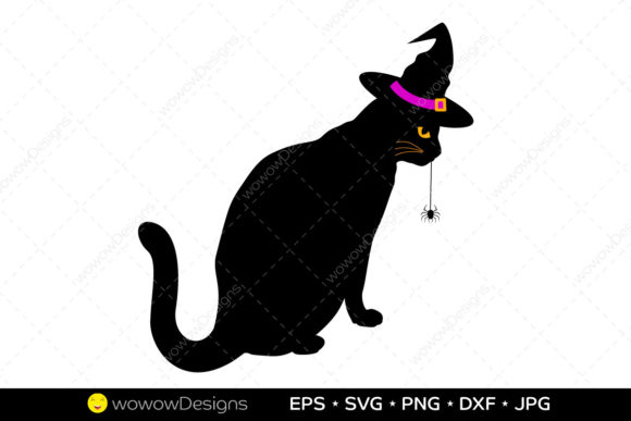 Halloween Cat with Hat