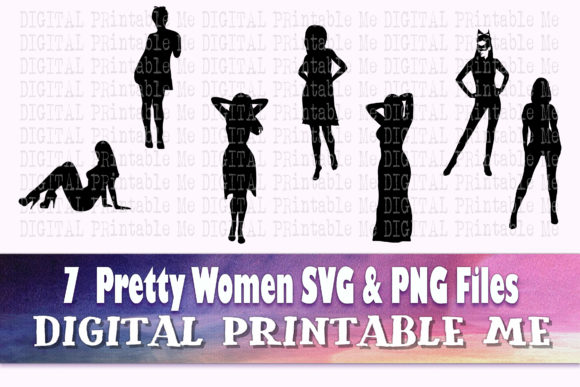 Pretty Woman Svg, Sexy Lady Silhouette