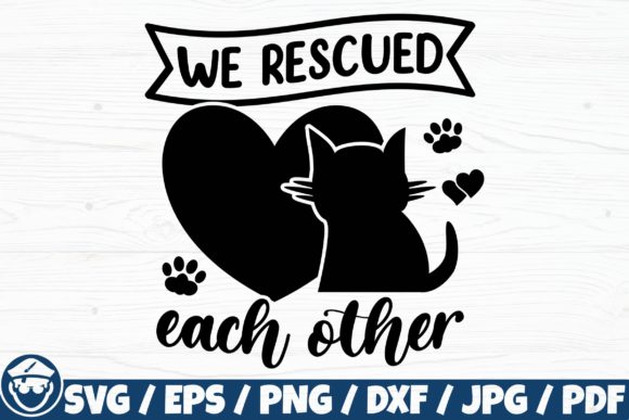 We Rescued Each Other, Rescued Cat