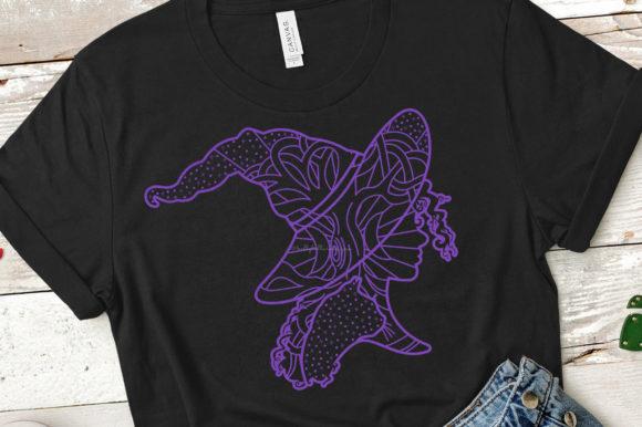 Wiccan Witch Silhouette